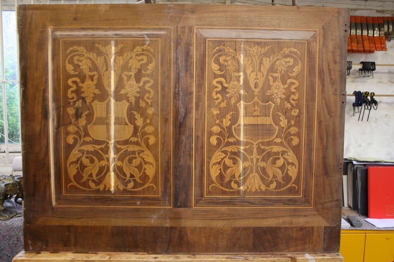 Panelled marquetry