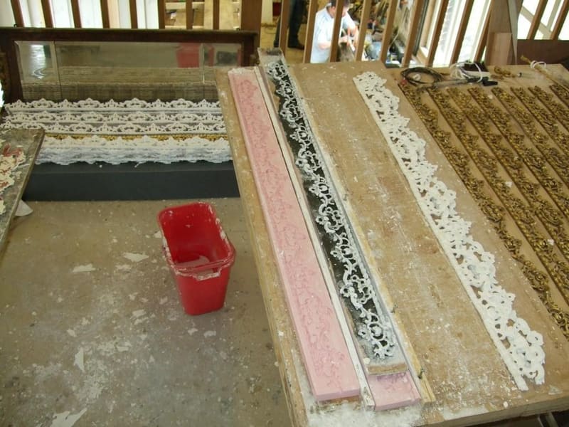 Papier mache fillets replication in progress