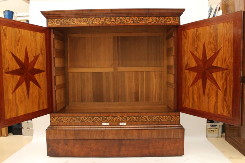 Parquetry cabinet