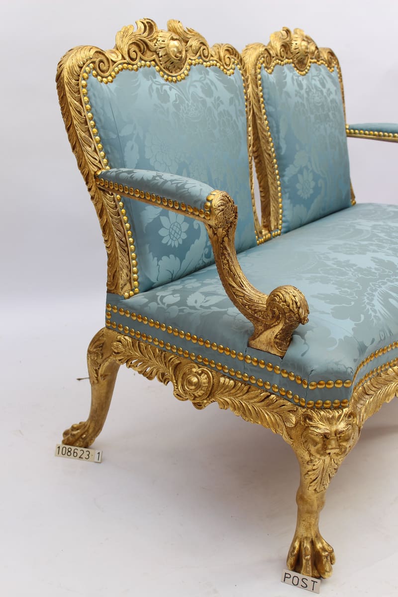 Finished and upholstered
