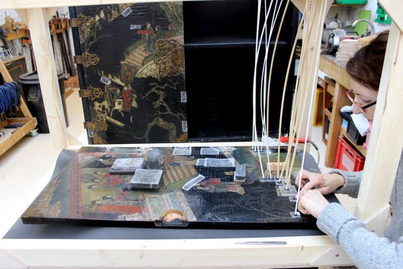 Lacquer conservation