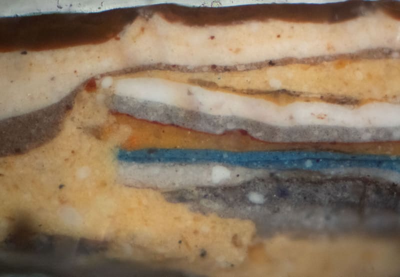 Paint cross-section