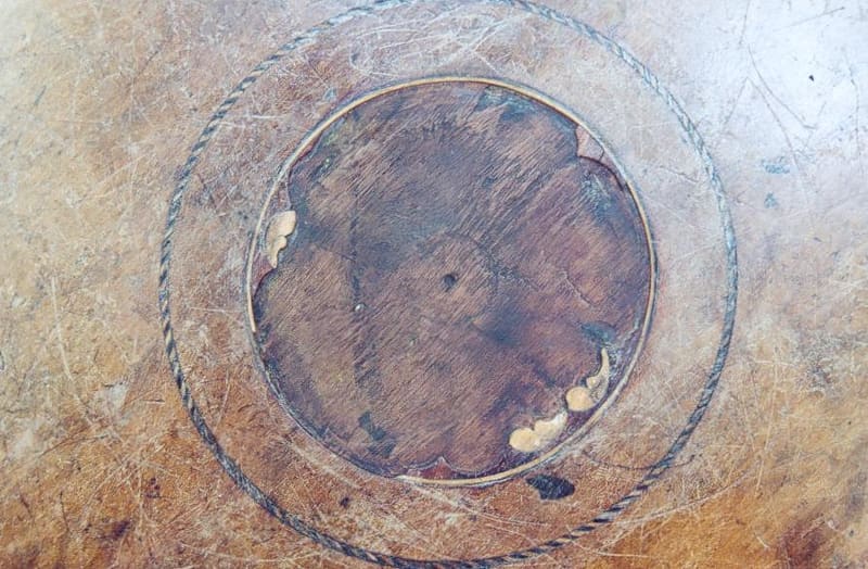 Marquetry example: before